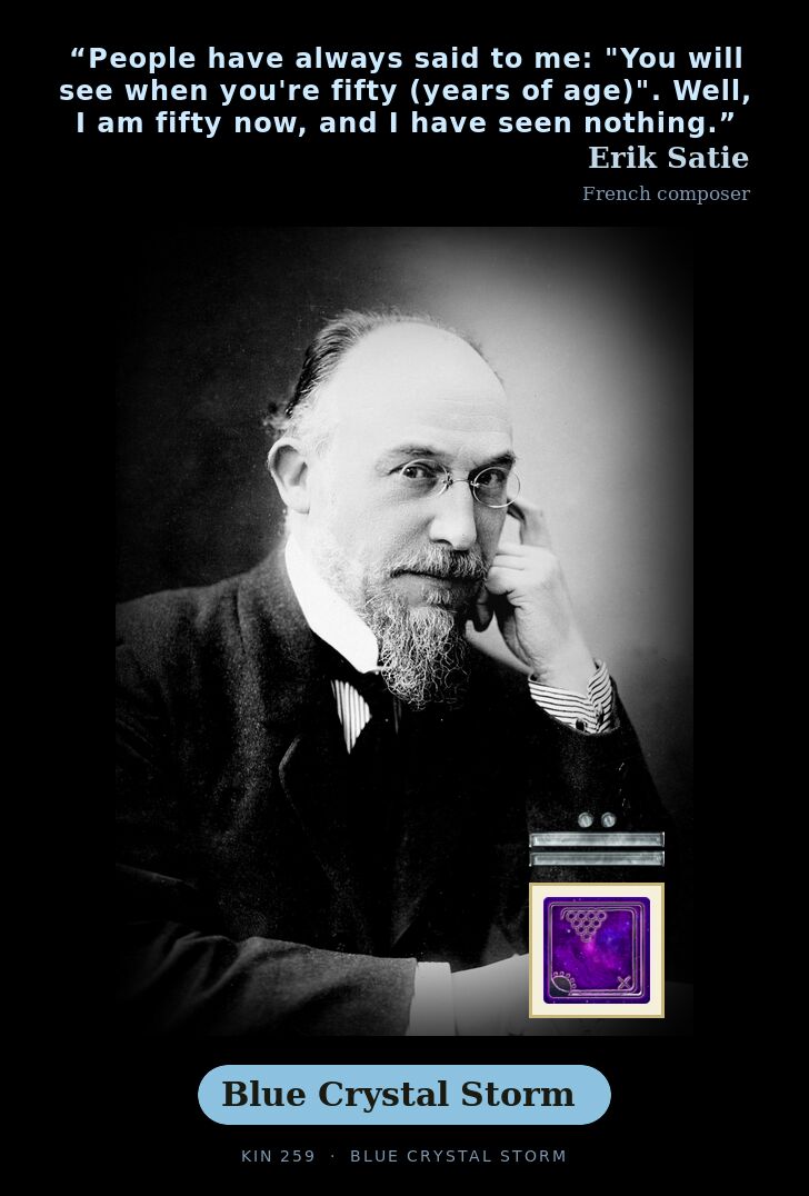 Erik Satie · Blue Crystal Storm