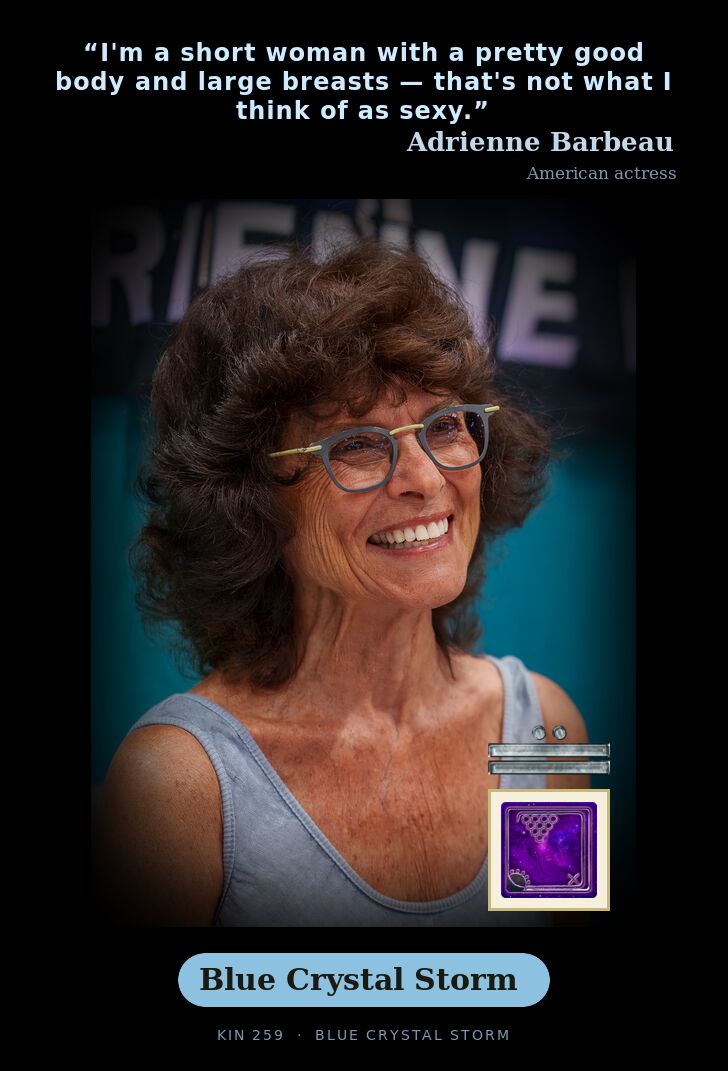 Adrienne Barbeau · Blue Crystal Storm