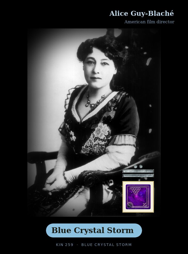 Alice Guy-Blaché · Blue Crystal Storm