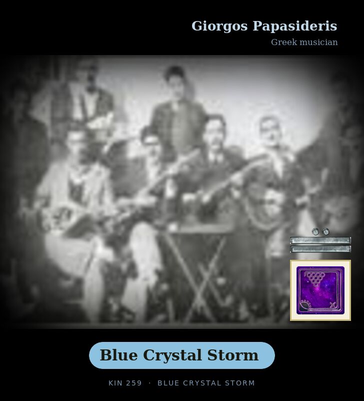 Giorgos Papasideris · Blue Crystal Storm