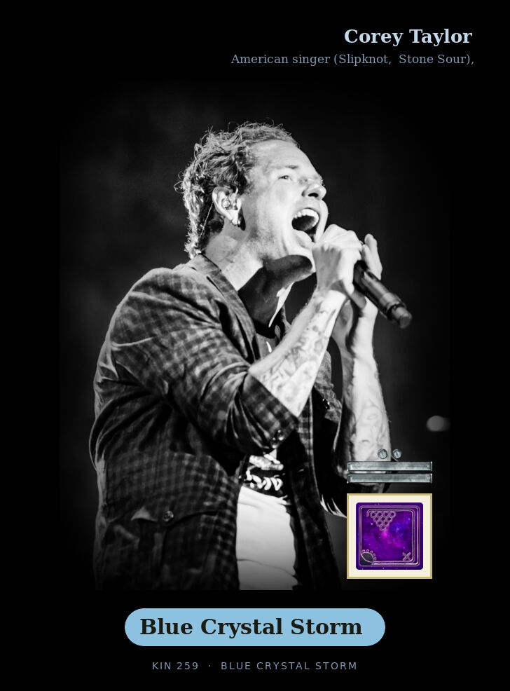 Corey Taylor · Blue Crystal Storm