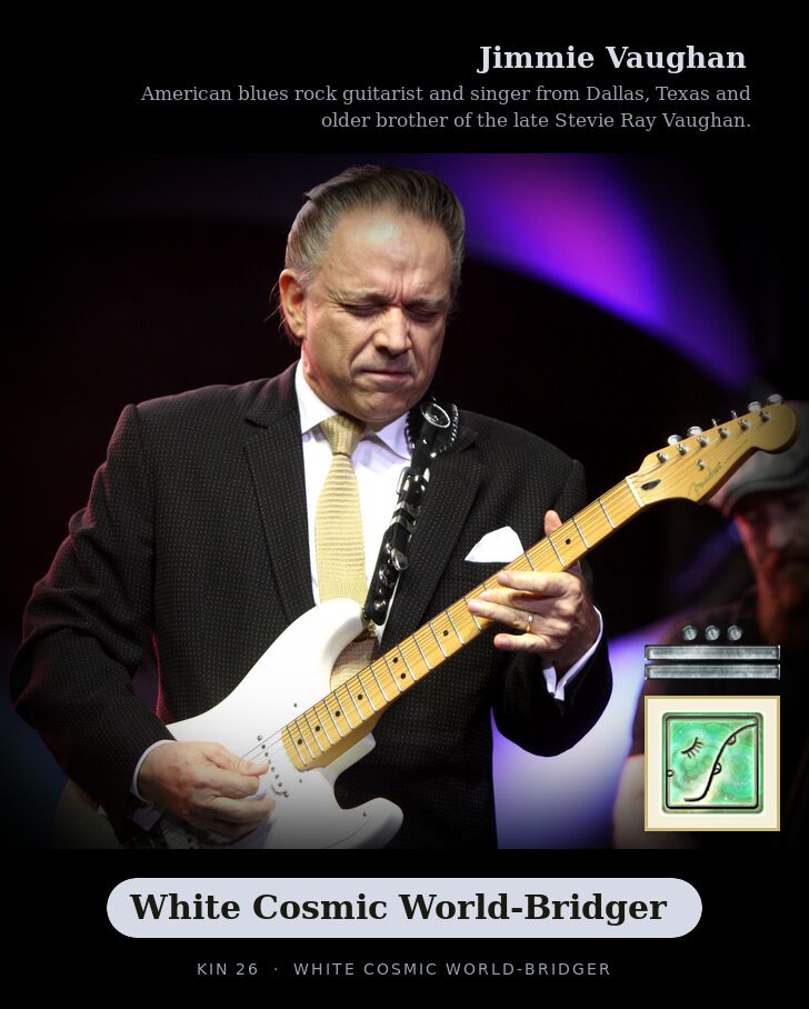 Jimmie Vaughan · White Cosmic World-Bridger