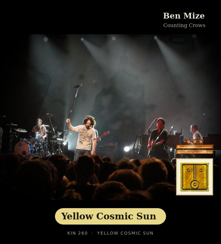 Ben Mize · Yellow Cosmic Sun