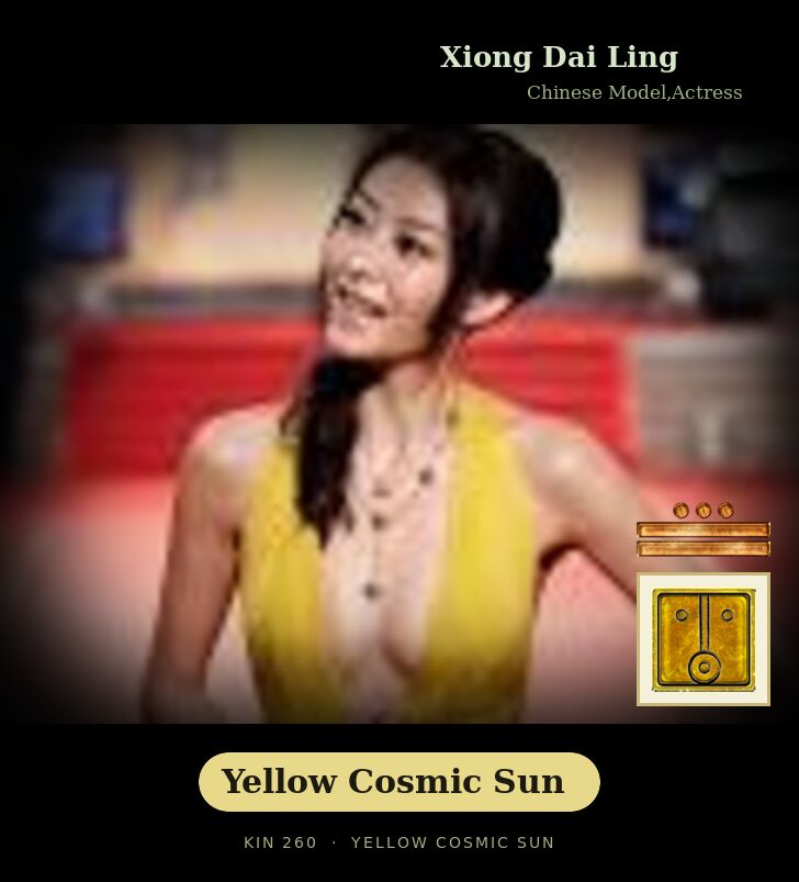 Xiong Dai Ling 熊黛林 · Yellow Cosmic Sun