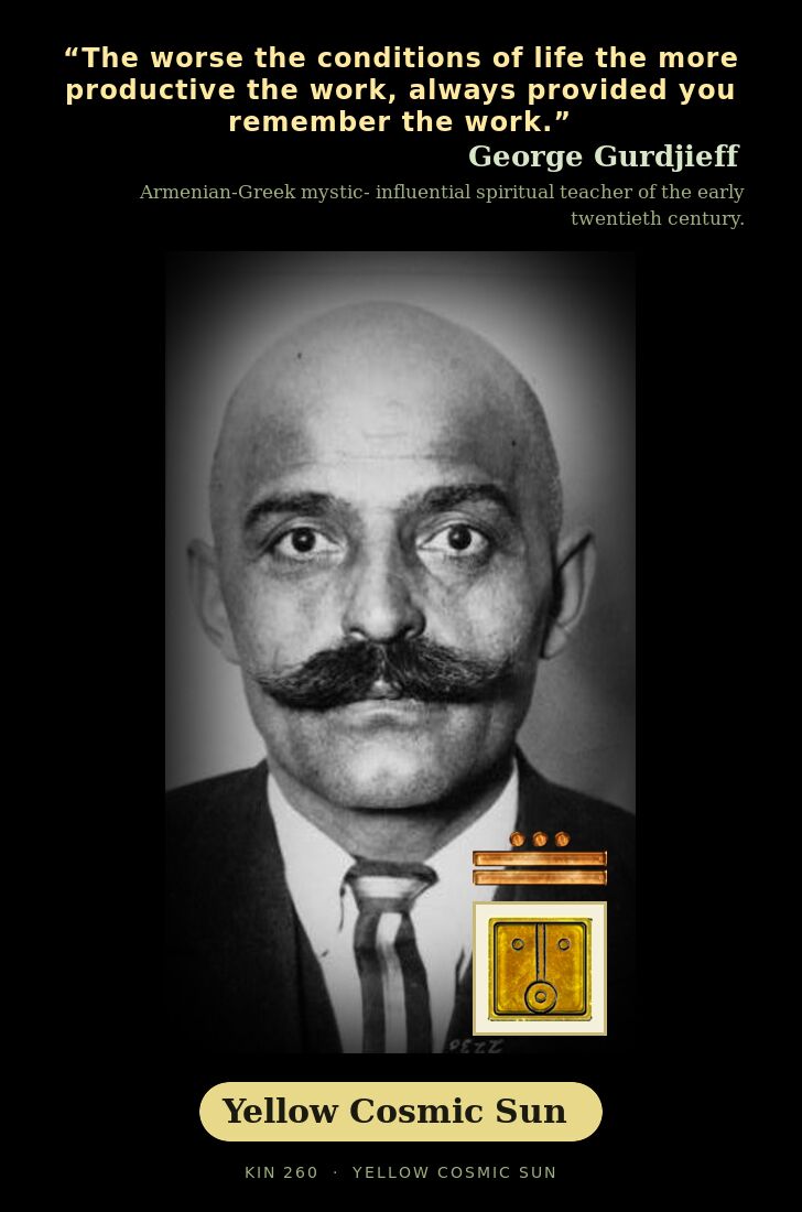 George Gurdjieff · Yellow Cosmic Sun