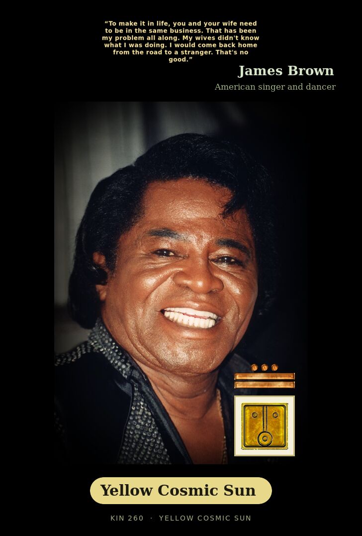 James Brown · Yellow Cosmic Sun