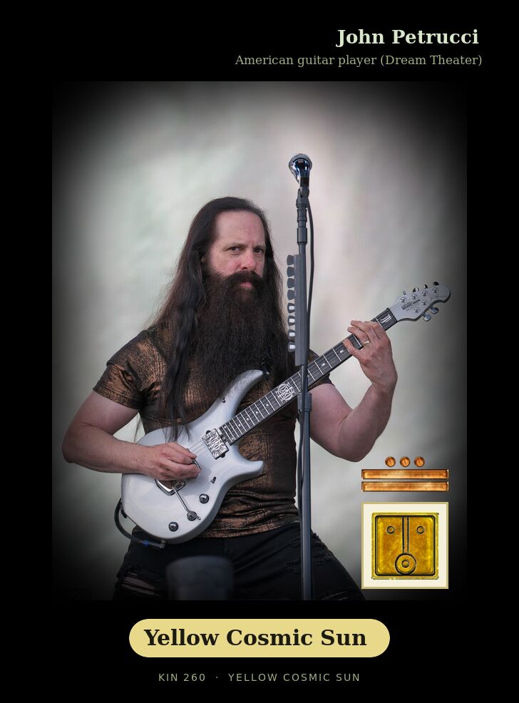 John Petrucci · Yellow Cosmic Sun