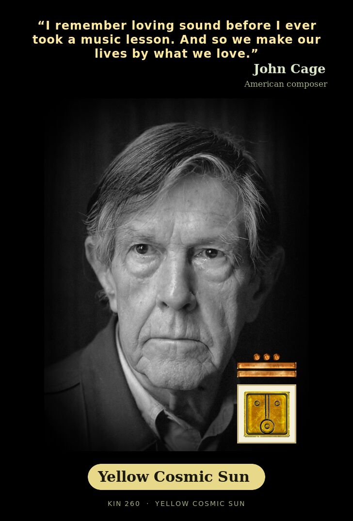 John Cage · Yellow Cosmic Sun