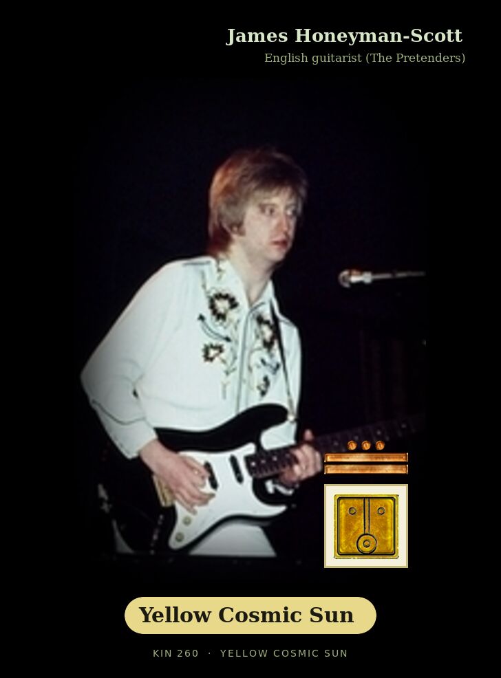 James Honeyman-Scott · Yellow Cosmic Sun
