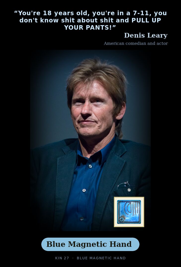 Denis Leary · Blue Magnetic Hand