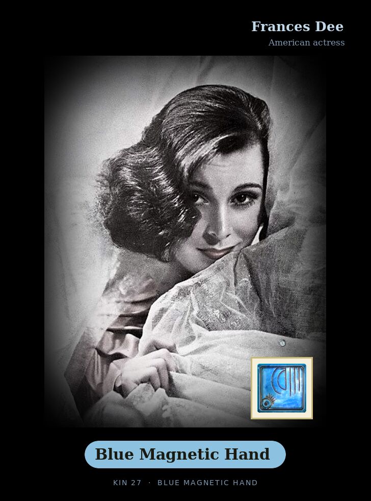 Frances Dee · Blue Magnetic Hand