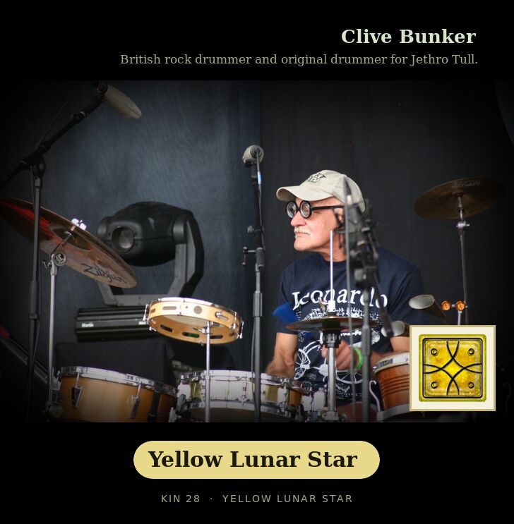Clive Bunker · Yellow Lunar Star