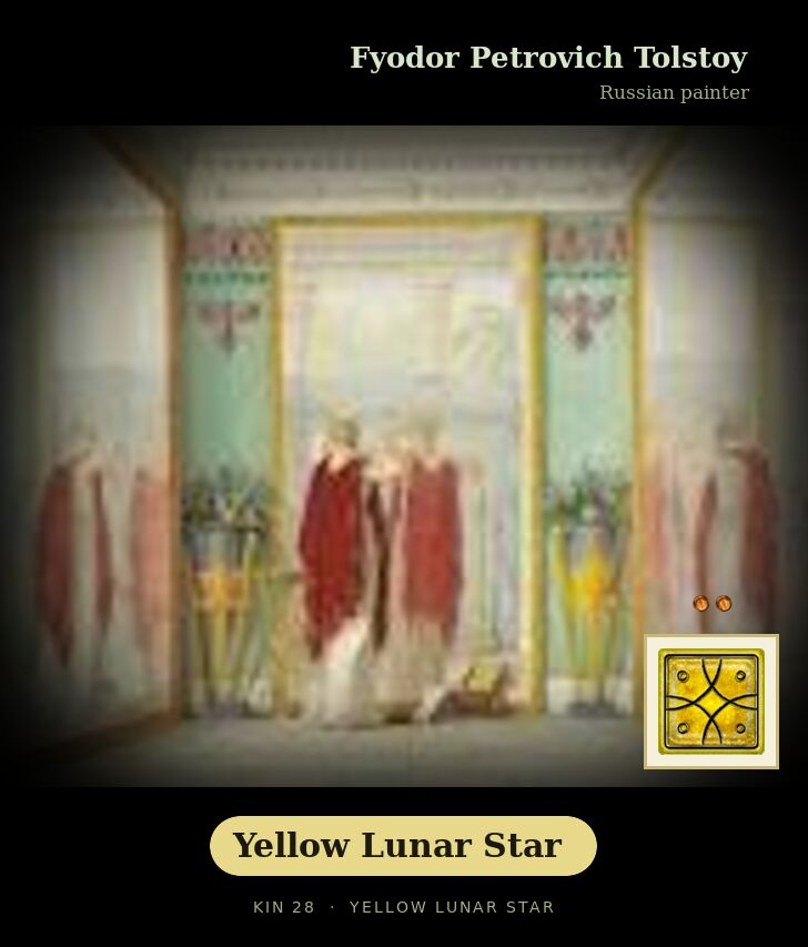 Fyodor Petrovich Tolstoy · Yellow Lunar Star