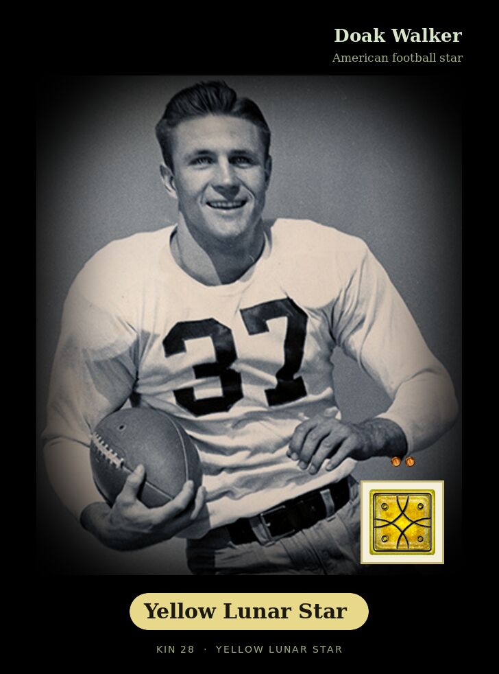 Doak Walker · Yellow Lunar Star