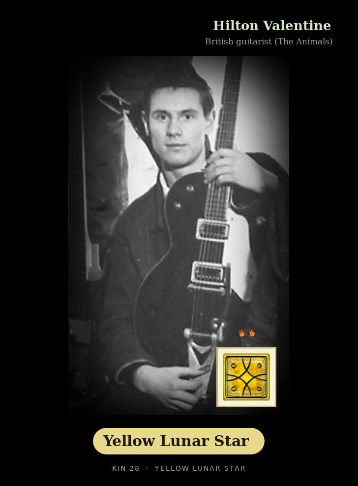 Hilton Valentine · Yellow Lunar Star