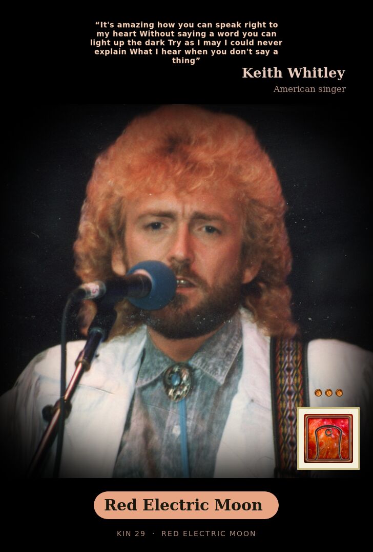 Keith Whitley · Red Electric Moon