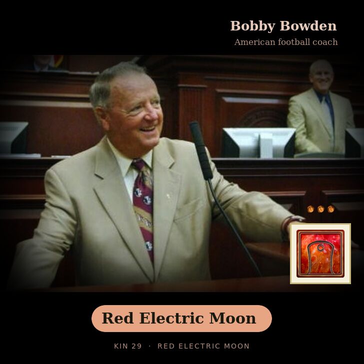 Bobby Bowden · Red Electric Moon