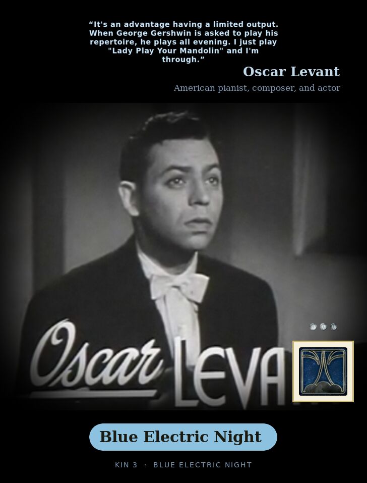 Oscar Levant · Blue Electric Night