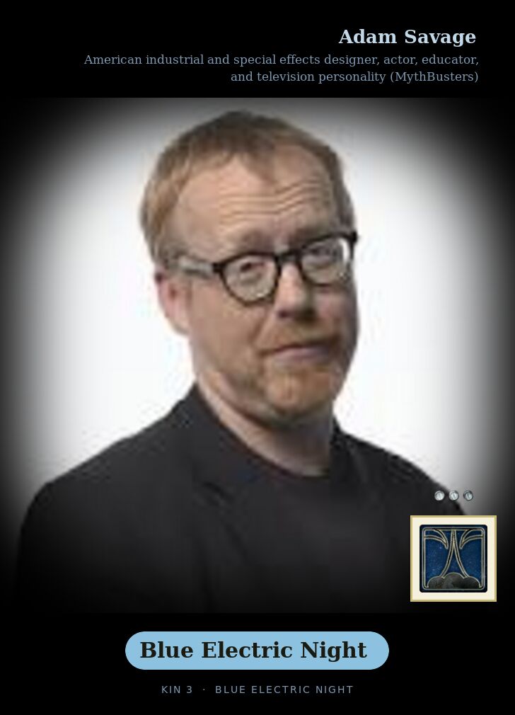 Adam Savage · Blue Electric Night