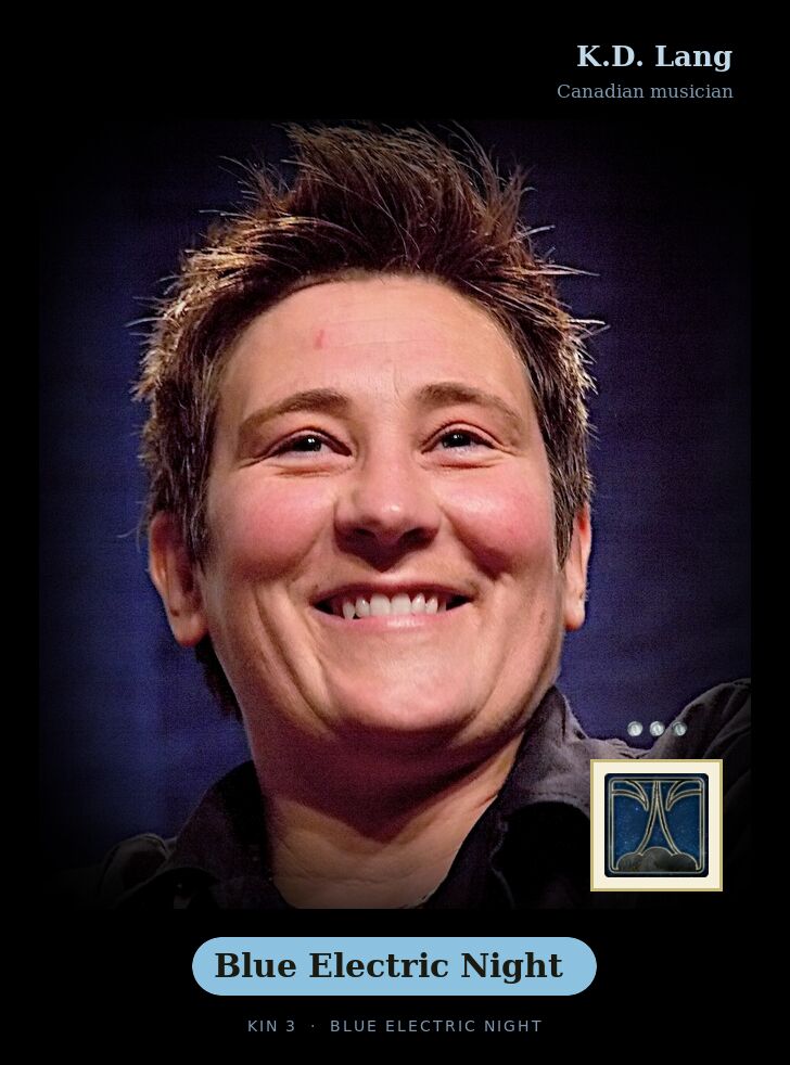 K.D. Lang · Blue Electric Night