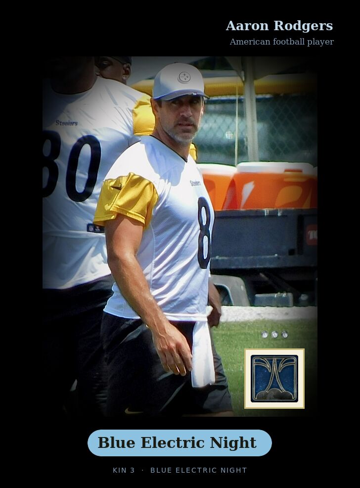 Aaron Rodgers · Blue Electric Night