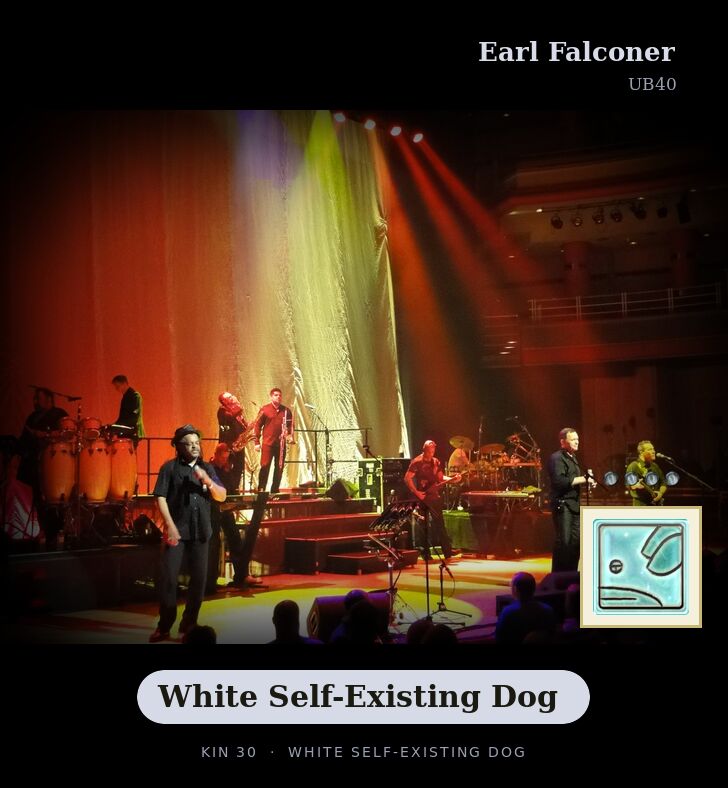 Earl Falconer · White Self-Existing Dog