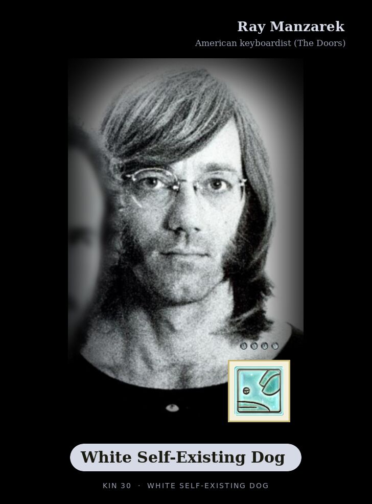 Ray Manzarek · White Self-Existing Dog