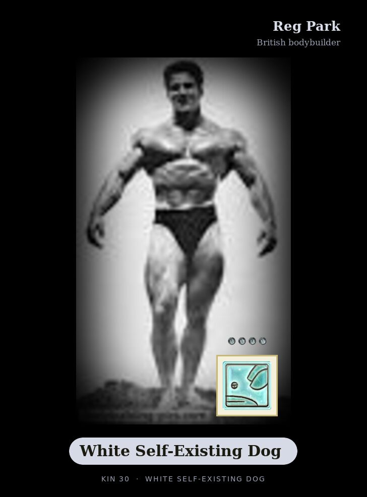 Reg Park · White Self-Existing Dog