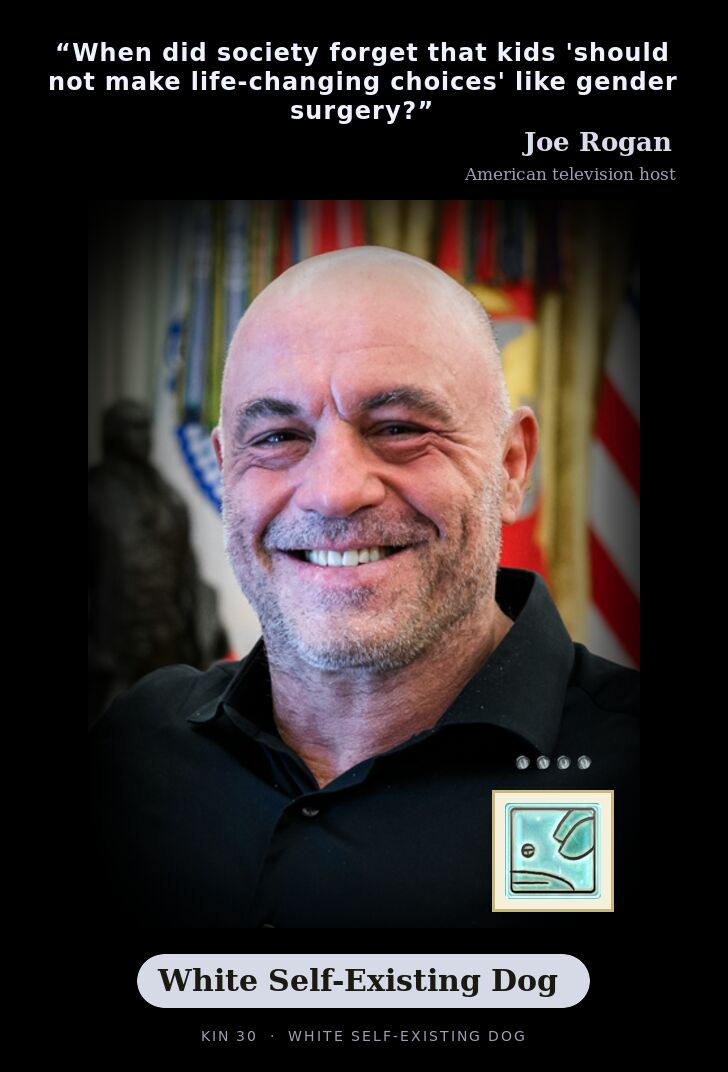 Joe Rogan · White Self-Existing Dog