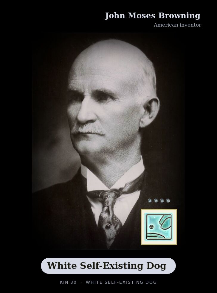 John Moses Browning · White Self-Existing Dog