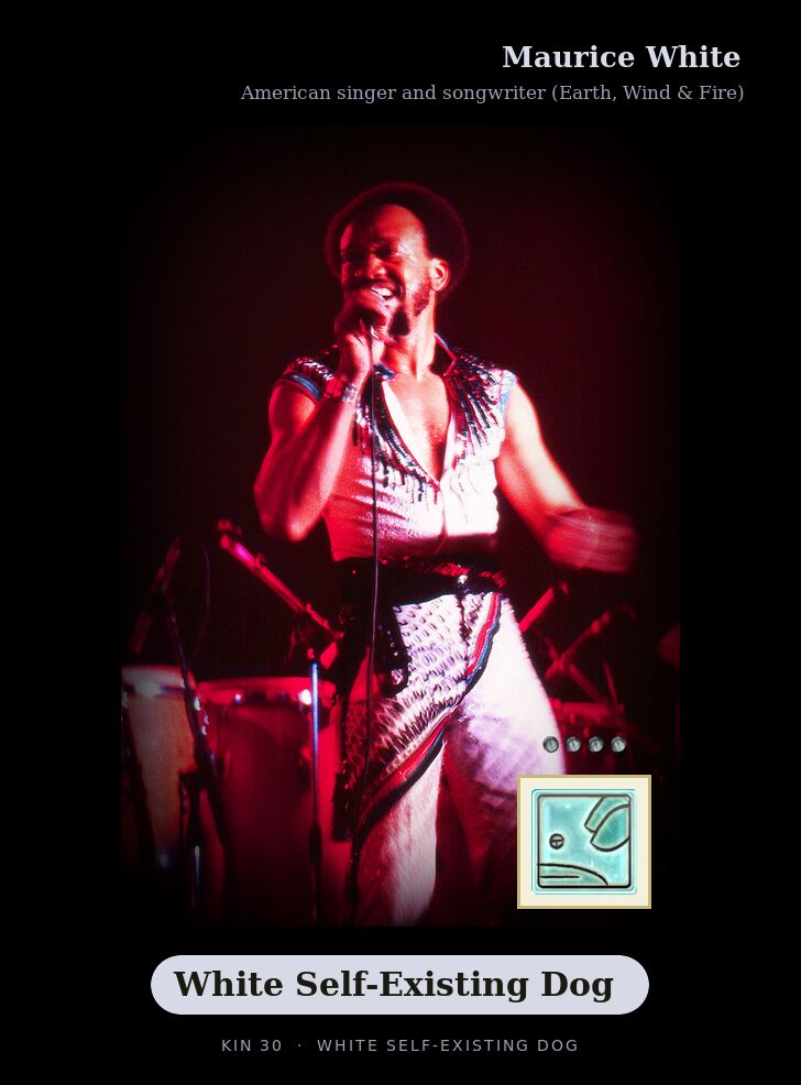 Maurice White · White Self-Existing Dog