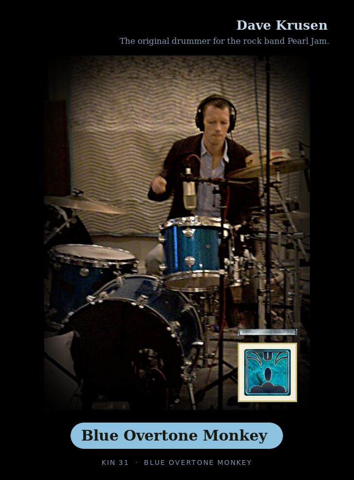Dave Krusen · Blue Overtone Monkey