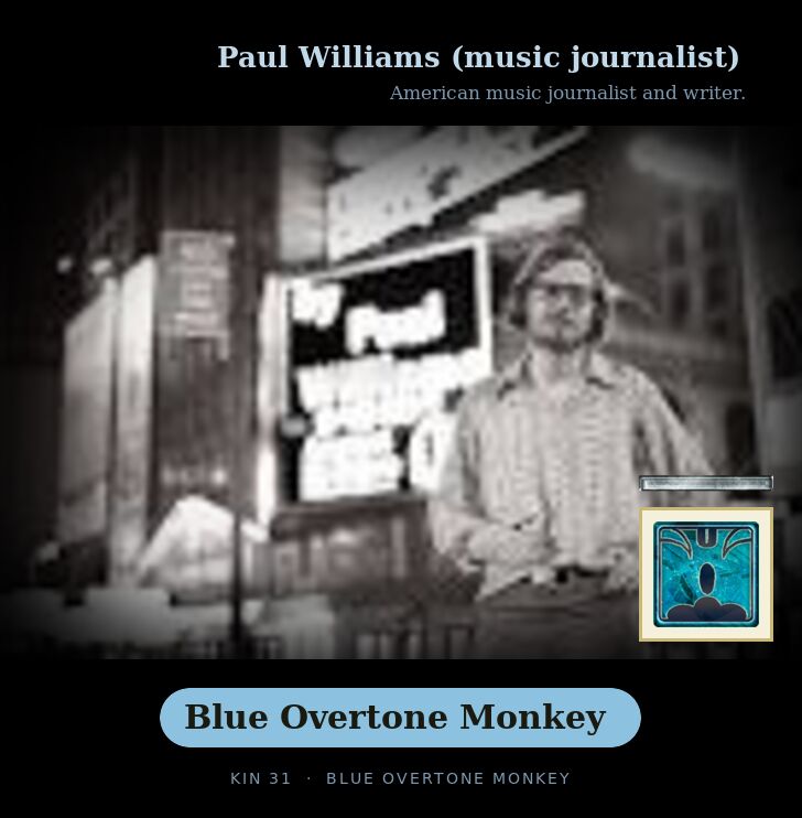 Paul Williams (music journalist) · Blue Overtone Monkey