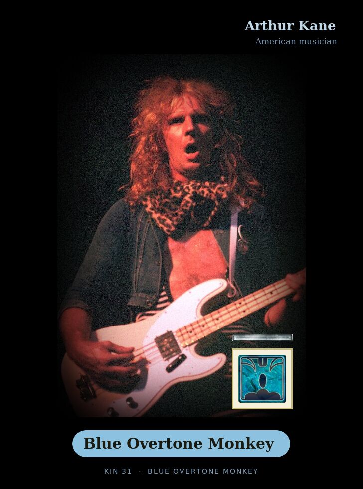 Arthur Kane · Blue Overtone Monkey