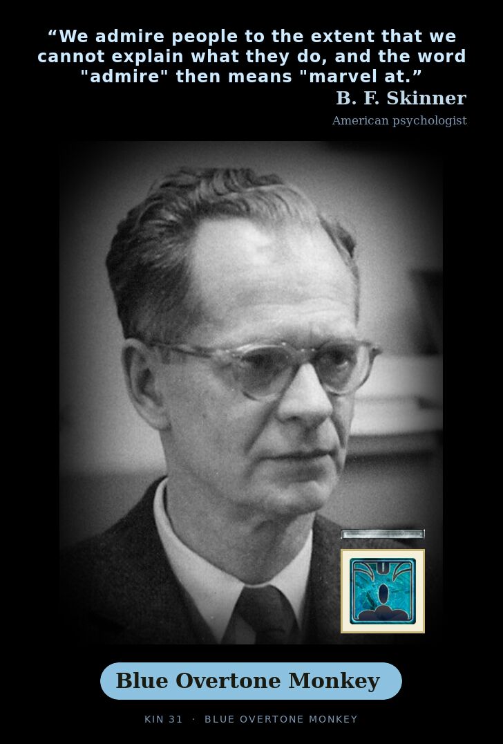 B. F. Skinner · Blue Overtone Monkey