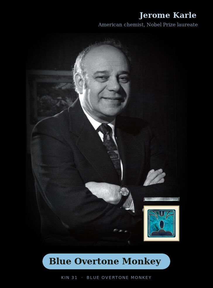 Jerome Karle · Blue Overtone Monkey
