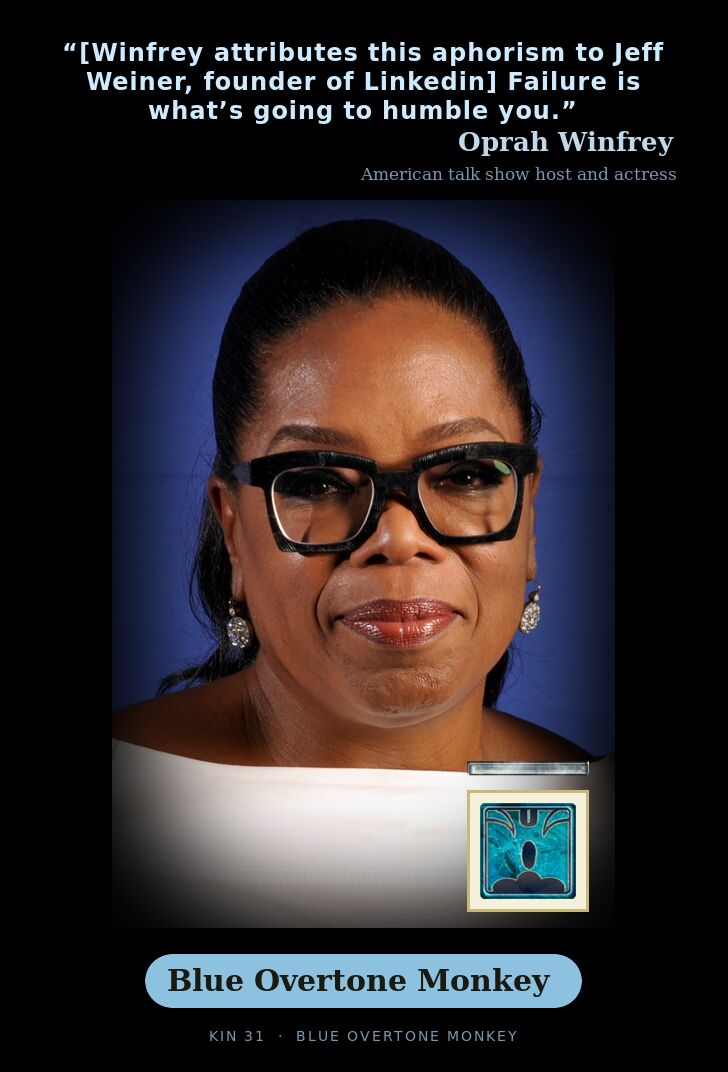 Oprah Winfrey · Blue Overtone Monkey