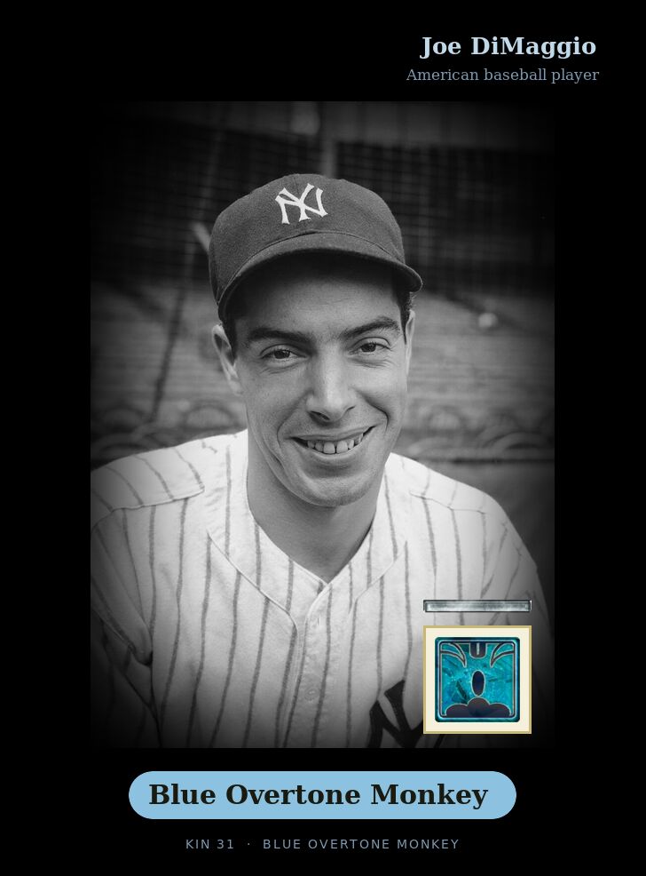 Joe DiMaggio · Blue Overtone Monkey