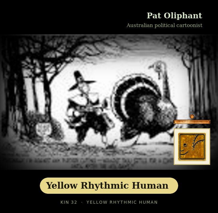 Pat Oliphant · Yellow Rhythmic Human