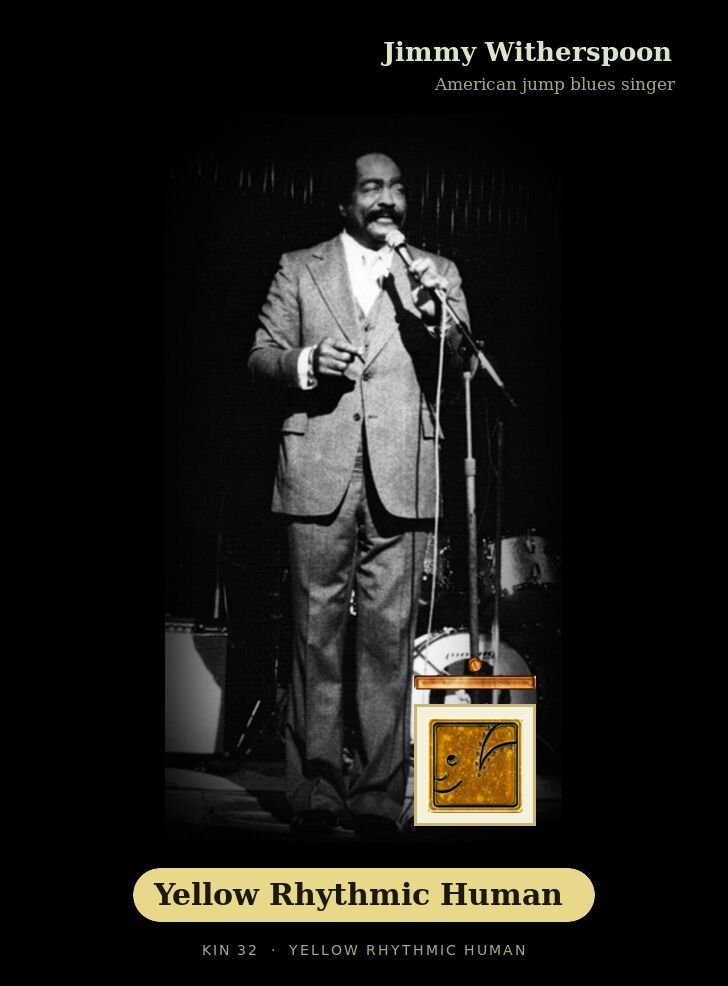 Jimmy Witherspoon · Yellow Rhythmic Human