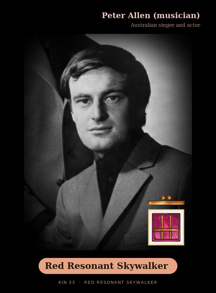 Peter Allen (musician) · Red Resonant Skywalker