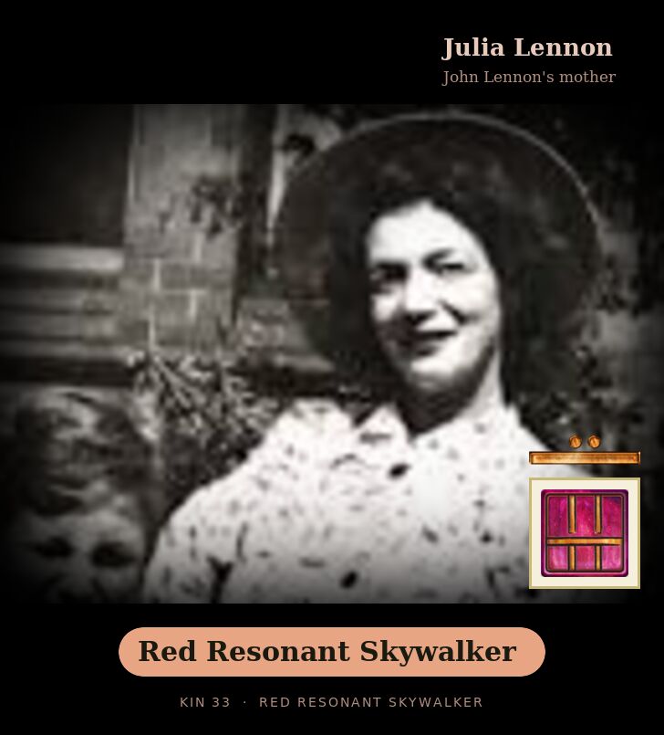 Julia Lennon · Red Resonant Skywalker