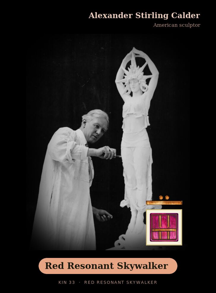 Alexander Stirling Calder · Red Resonant Skywalker