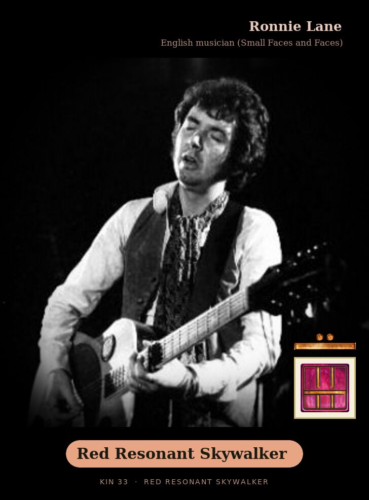 Ronnie Lane · Red Resonant Skywalker