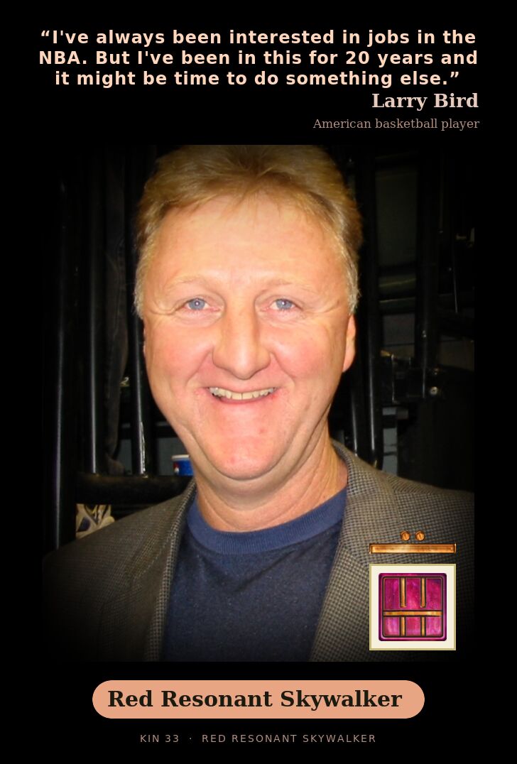 Larry Bird · Red Resonant Skywalker