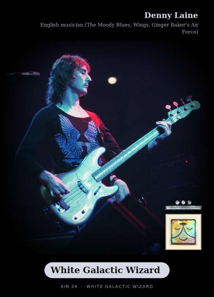 Denny Laine · White Galactic Wizard