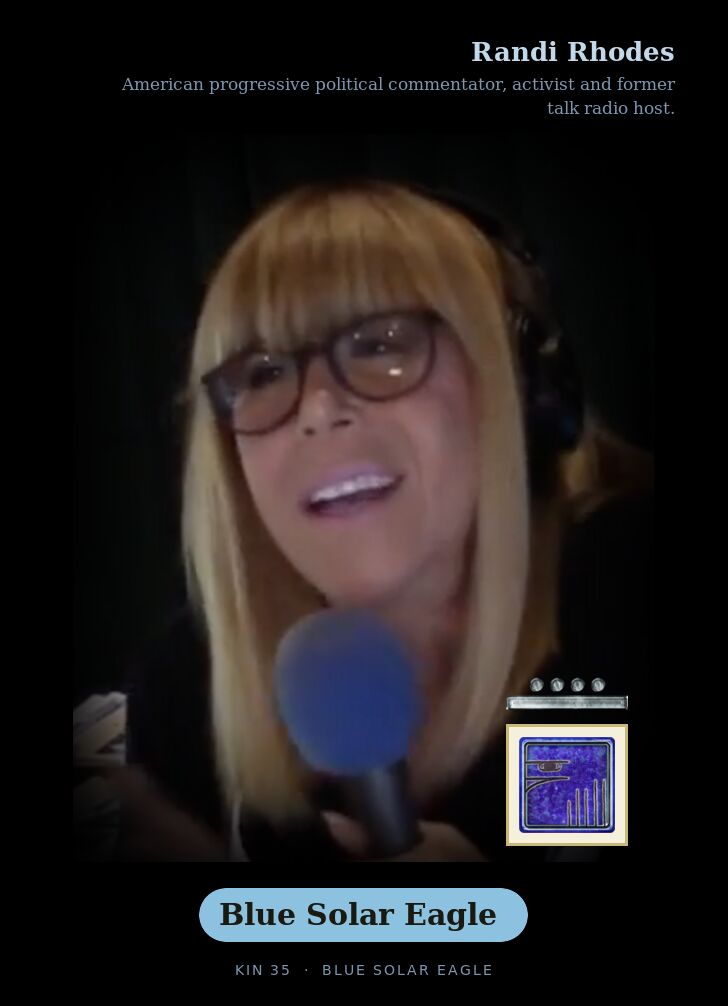 Randi Rhodes · Blue Solar Eagle