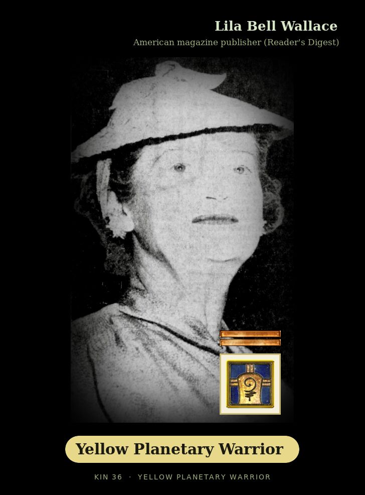 Lila Bell Wallace · Yellow Planetary Warrior