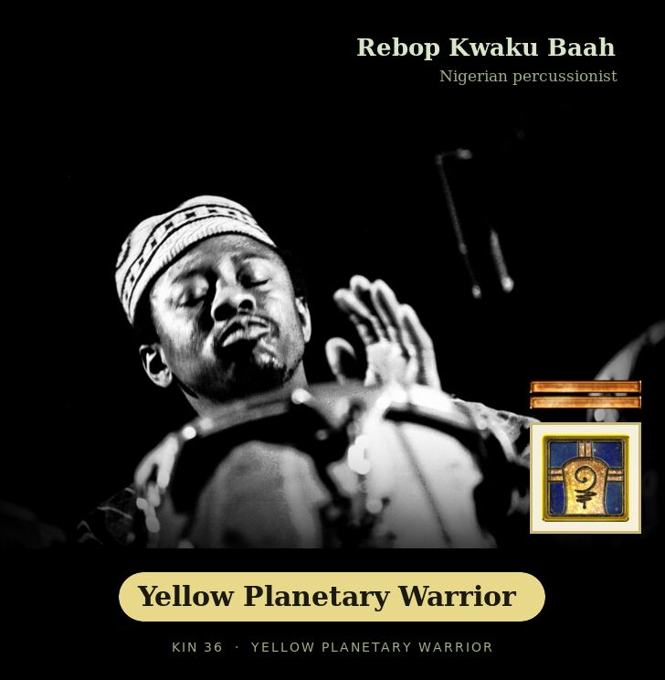 Rebop Kwaku Baah · Yellow Planetary Warrior
