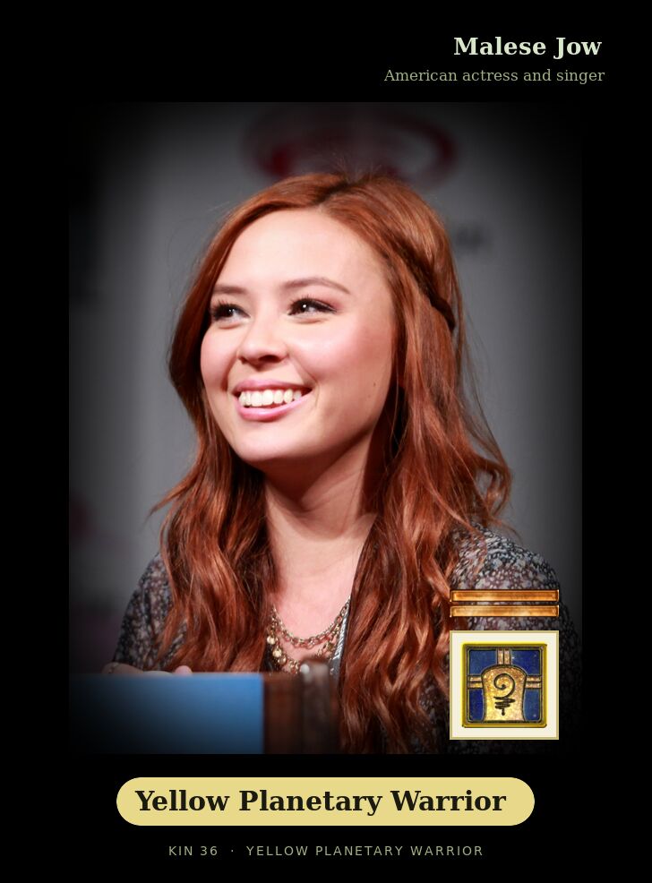 Malese Jow · Yellow Planetary Warrior